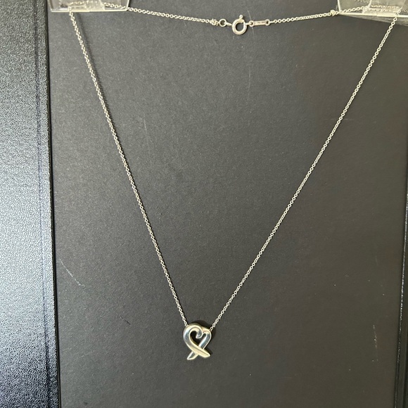 Authentic vintage Tiffany & Co Paloma Picasso Sterling Silver Pendant Necklace - Picture 3 of 4